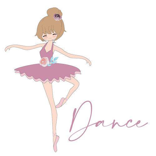 Dance Dream Love 1 Poster Print by Kimberly Allen # KASQ2091A