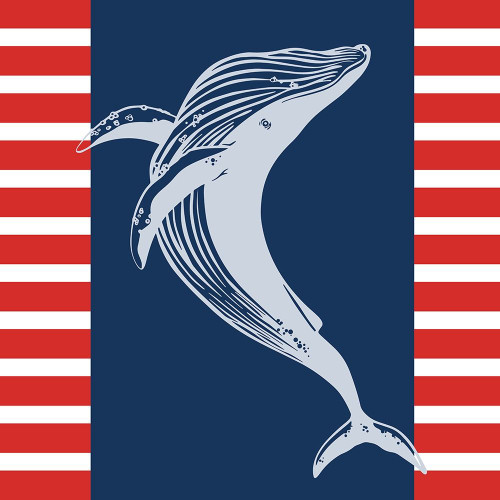 Whale Tale 1 Poster Print by Kimberly Allen # KASQ2108A