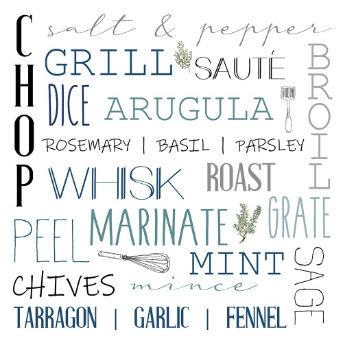 Chop Poster Print by Kimberly Allen # KASQ2075A