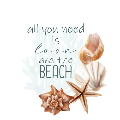 The Beach 4 Poster Print by Kimberly Allen # KASQ2067D