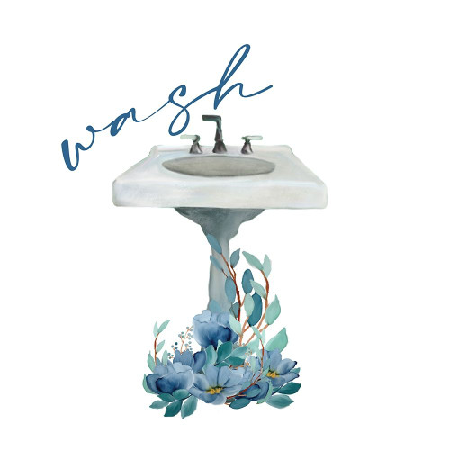 French Blue 3 Poster Print by Kimberly Allen # KASQ2071C