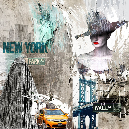 New York New York Poster Print by Kimberly Allen # KASQ1947A