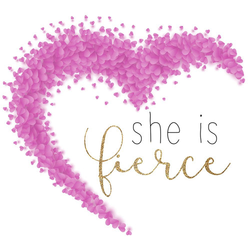 She is Fierce 2 Poster Print by Kimberly Allen # KASQ1948B