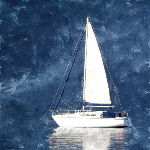 Into the Blue Poster Print by Kimberly Allen # KASQ1989