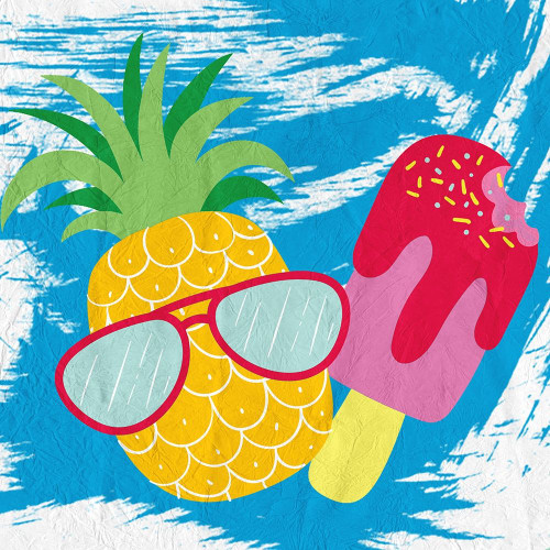 Summer Vibes 3 Poster Print by Allen Kimberly # KASQ1805C