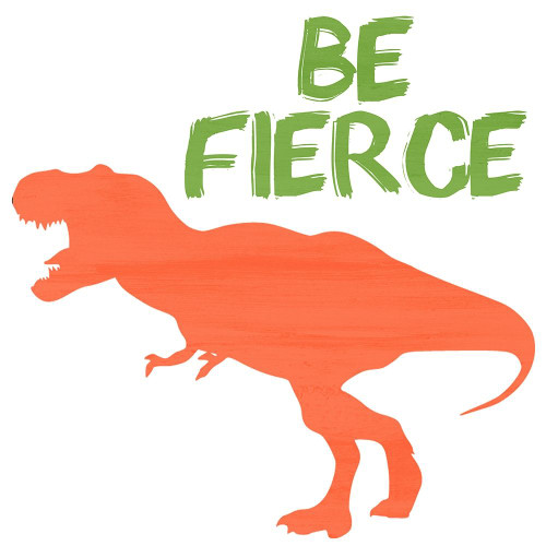 Brave Dino 2 Poster Print by Allen Kimberly # KASQ1507C2