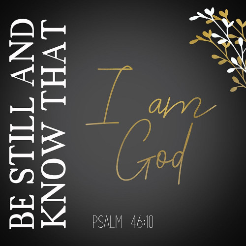 I am God Black Square Poster Print by Allen Kimberly # KASQ1735A