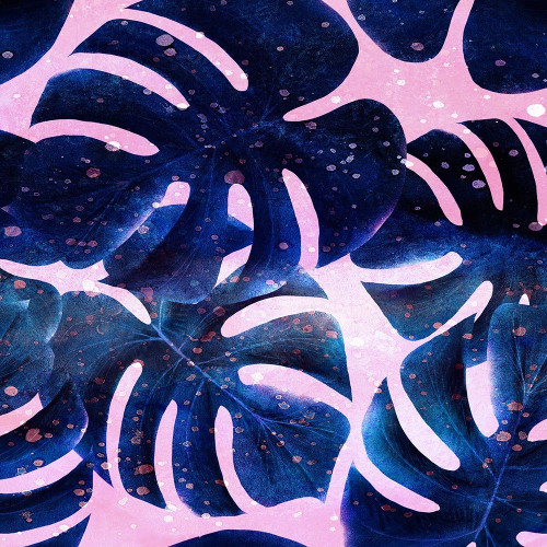 Indigo Pink Tropic 2 Poster Print by Allen Kimberly # KASQ1677B