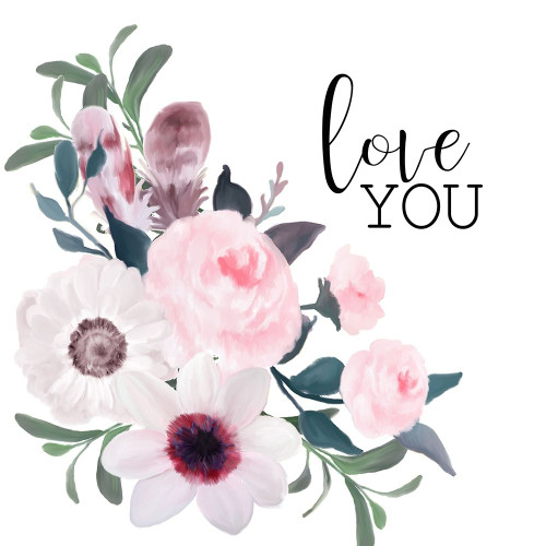 Love You Poster Print by Allen Kimberly # KASQ1638