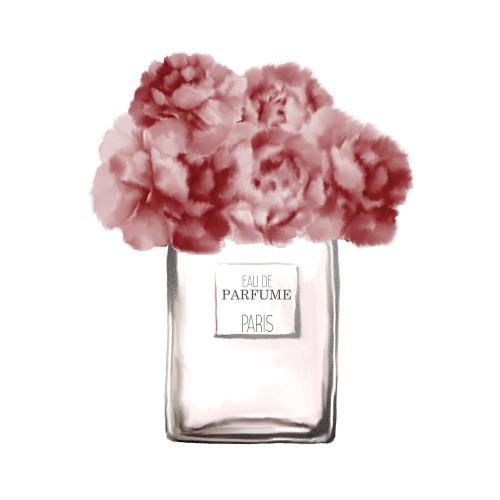 From Paris 1 in Red Poster Print by Allen Kimberly # KASQ1658A