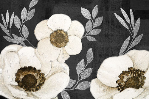 Gilded Anemones Poster Print by Allen Kimberly # KARC1890A