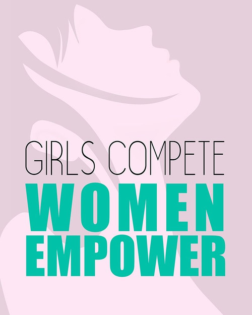 Girls Compete Poster Print by Allen Kimberly # KARC1874A