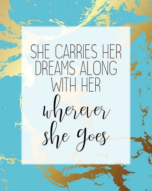 Wherever She Goes Poster Print by Allen Kimberly # KARC1842B