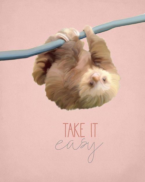 Happy Sloths 1 Poster Print by Allen Kimberly # KARC1780A