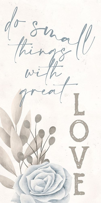 Simply Blessed Floral 2 Poster Print by Kimberly Allen # KARN407B