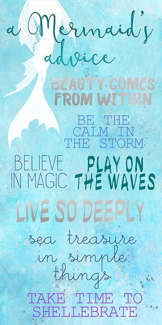 Mermaids 6 Silver Poster Print by Kimberly Allen # KARN322B