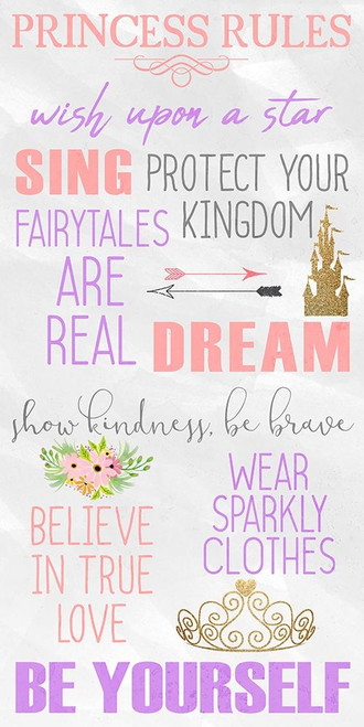 Princess Rules Panel Poster Print by Allen Kimberly # KARN279A