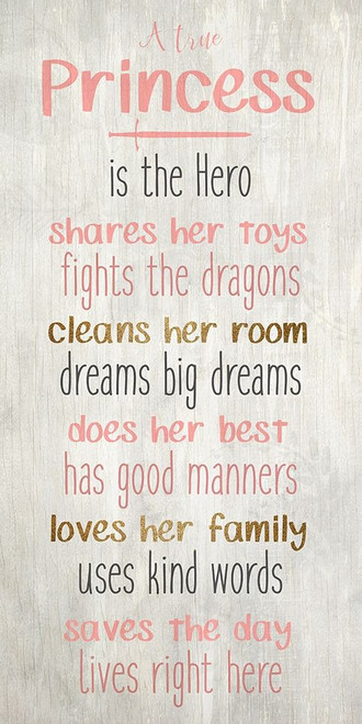 A True Princess Poster Print by Allen Kimberly # KARN227B
