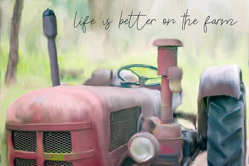 Life Better on The Farm Poster Print by Allen Kimberly # KARC1758B