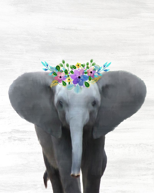 Baby Elephant Poster Print by Allen Kimberly # KARC1687A