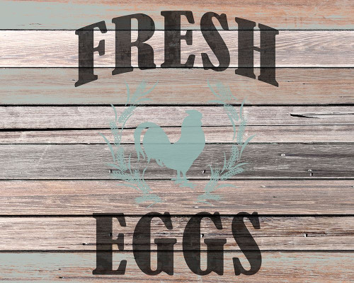 Farm Fresh Eggs Poster Print by Allen Kimberly # KARC1691C