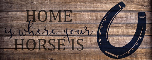 Home Horse v2 Poster Print by Allen Kimberly # KAPL389B1