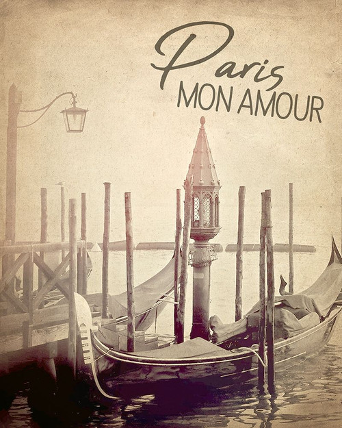 Gondola Paris 3 Poster Print by Kimberly Allen # KARC1993C