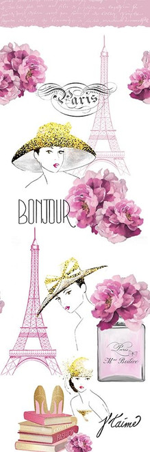 Paris Scents Panel Poster Print by Allen Kimberly # KAPL379A