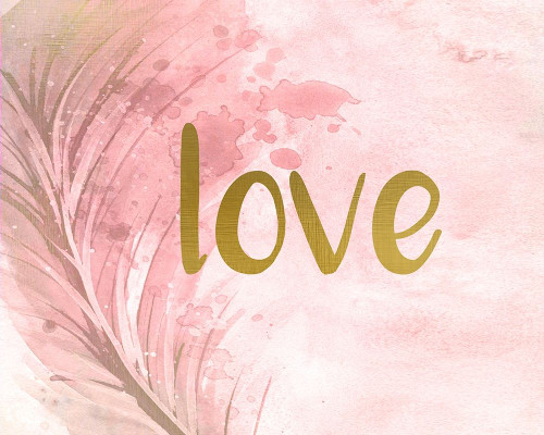 Love Feather Poster Print by Kimberly Allen # KARC1951C