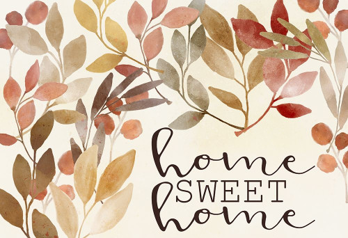 Home Sweet Home Leaves Poster Print by Allen Kimberly # KARC1669G