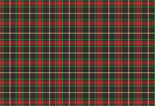 Christmas Plaid Poster Print by Allen Kimberly # KARC1676A