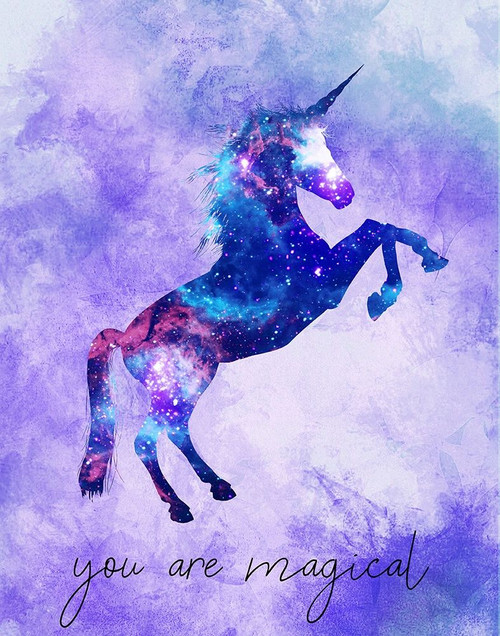 You are Magical Unicorn Poster Print by Allen Kimberly # KARC1441B2