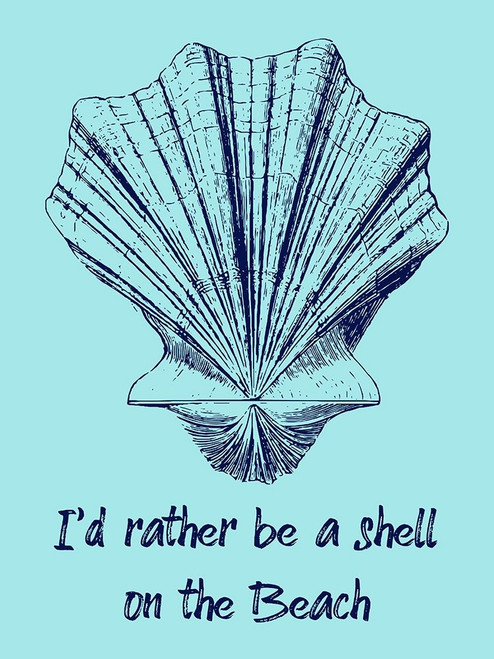 Shell On The Beach Poster Print by Jamie Phillip # JRV60