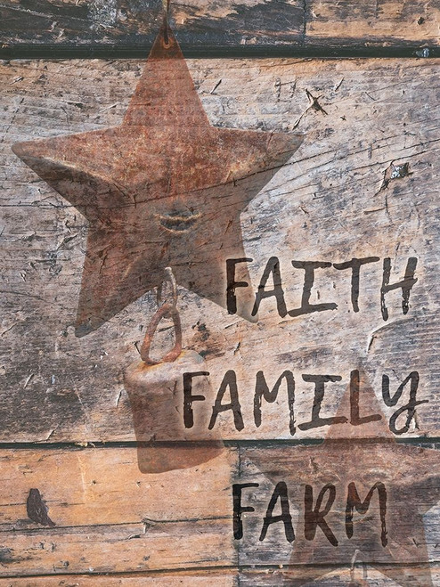 Faith And Farm Poster Print by Jamie Phillip # JRV1