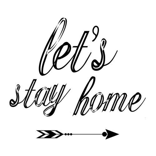 Stay Home Poster Print by Jamie Phillip # JS238B