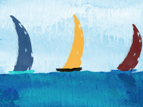 Sail Boats Poster Print by Jamie Phillip # JRH75A
