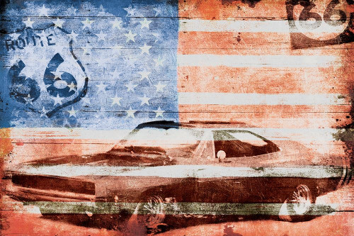 USA Drive Poster Print by Jace Grey # JGRC772A