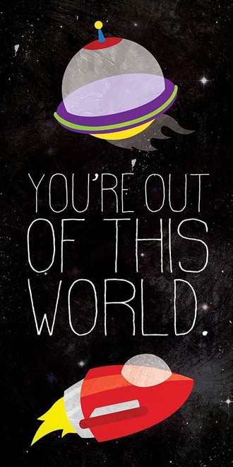 Out Of This World Black Poster Print by Jace Grey # JGRN058A