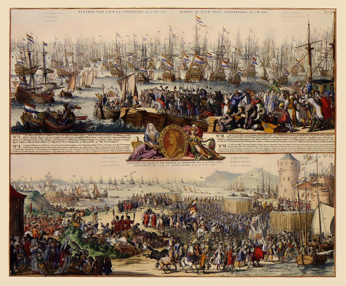 William III Netherlands to England - DeHooghe Poster Print by De Hooghe De Hooghe # ITWI0004
