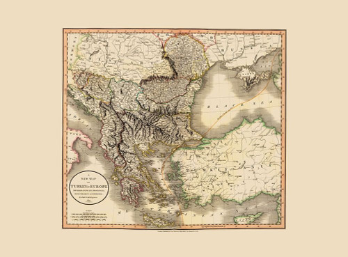 Europe Turkey - Cary 1801 Poster Print by Cary Cary # ITTU0012