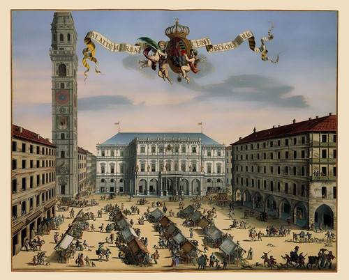 Turin Italy - Blaeu 1682 Poster Print by Blaeu Blaeu # ITTU0011