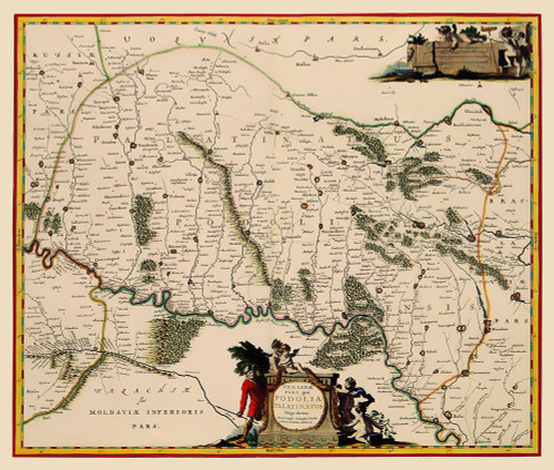 Ukraine - Blaeu 1662 Poster Print by Blaeu Blaeu # ITUK0007
