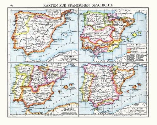 History Spain - Droysen 1886 Poster Print by Droysen Droysen # ITSP0369