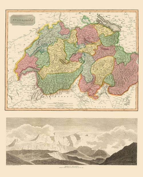 Switzerland - Thomson 1814 Poster Print by Thomson Thomson # ITSW0003
