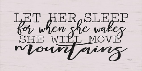 Let Her Sleep Poster Print by Jaxn Blvd. Jaxn Blvd. # JAXN179