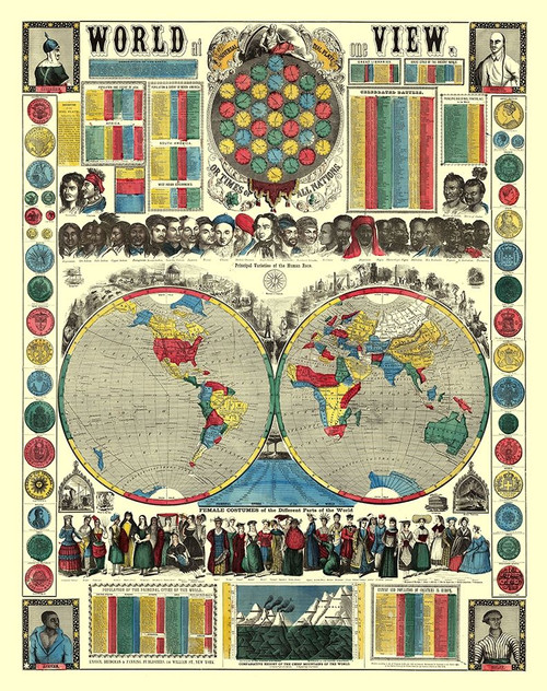 Human Race Female Costumes World - Fanning Poster Print by Fanning Fanning # ITWO0118