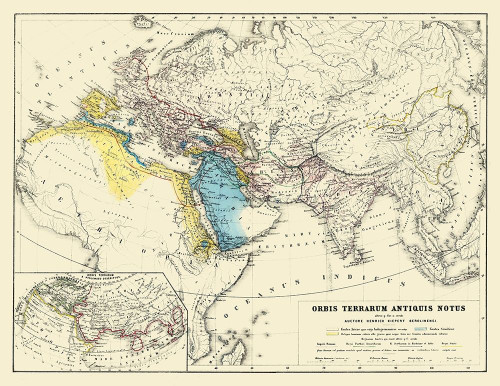 World as Known to Ancients - Kiepert 1903 Poster Print by Kiepert Kiepert # ITWO0085