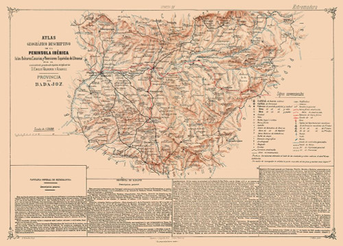 Badajoz Province Spain - Valverde 1880 Poster Print by Valverde Valverde # ITSP0198 Badajoz Province Spain - Valverde 1880 Poster Print by Valverde Valverde # ITSP0198