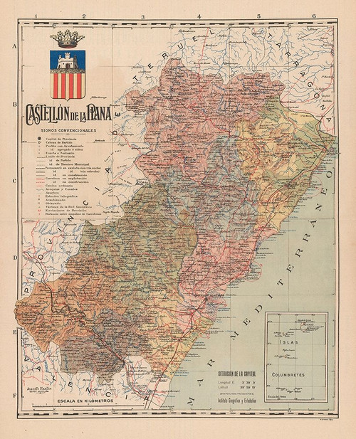 Castellon de la Plana Spain Europe - Martin 1911 Poster Print by Martin Martin # ITSP0166
