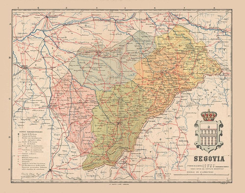 Segovia Spain Europe - Martin 1911 Poster Print by Martin Martin # ITSP0141